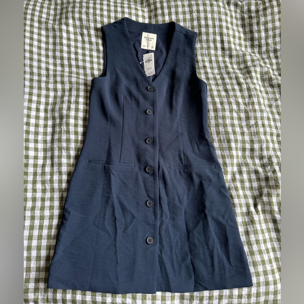 Abercrombie & Fitch Navy Blue Dress